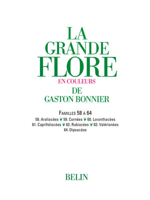 cover image of La grande Flore (Volume 9)--Famille 58 à 64